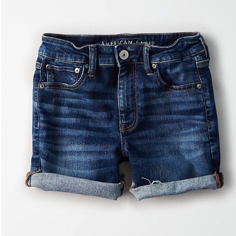 AE | Ne(X)t Level Stretch High Waisted Midi Shorts